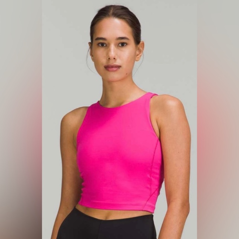 Lululemon High Neck Align Tank Sonic Pink Size 6